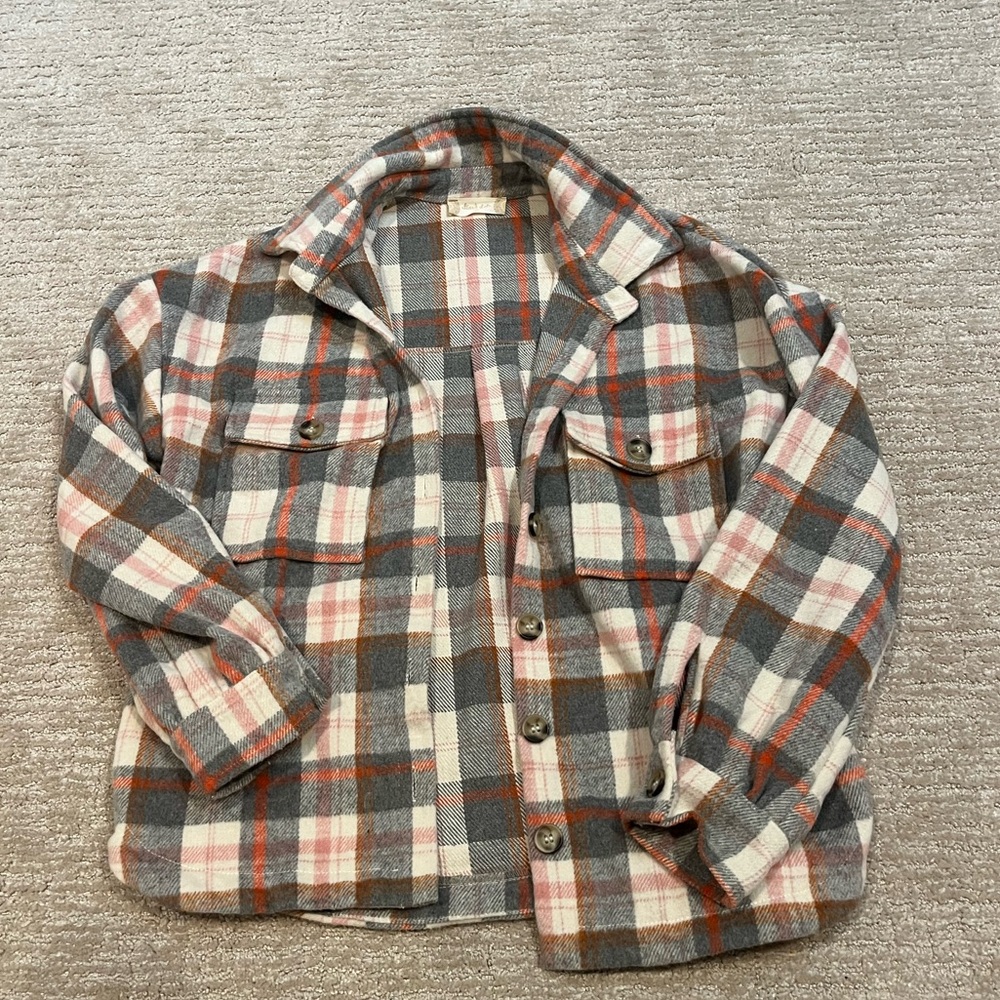 Altard State Shakcet Winter Coat Plaid Pattern XS